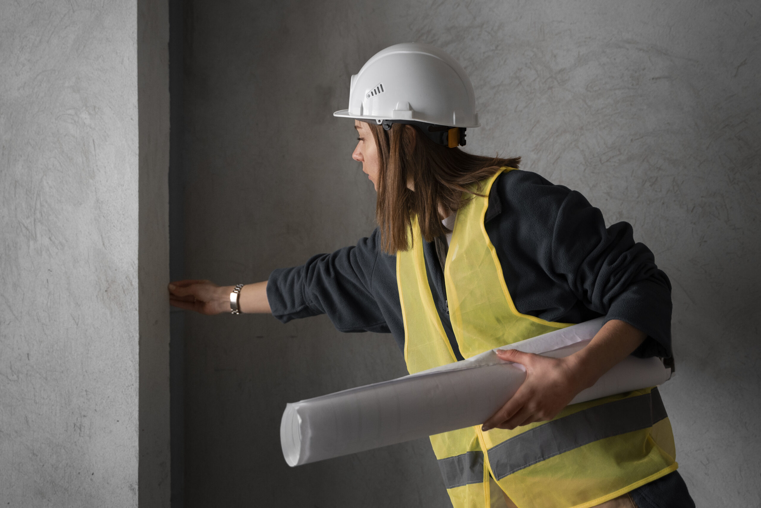 side-view-woman-working-as-engineer